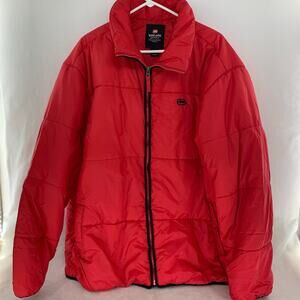 Ecko Unltd Red Puffer Coat Size XL rn0100852